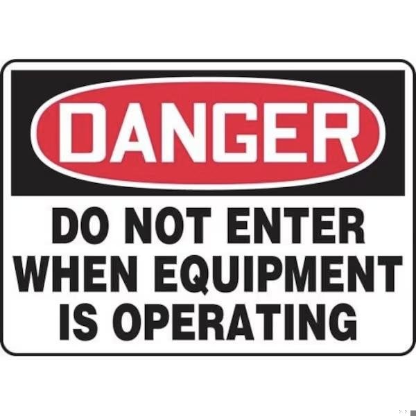 Accuform OSHA DANGER SAFETY SIGN DO NOT MEQM007XT MEQM007XT - main